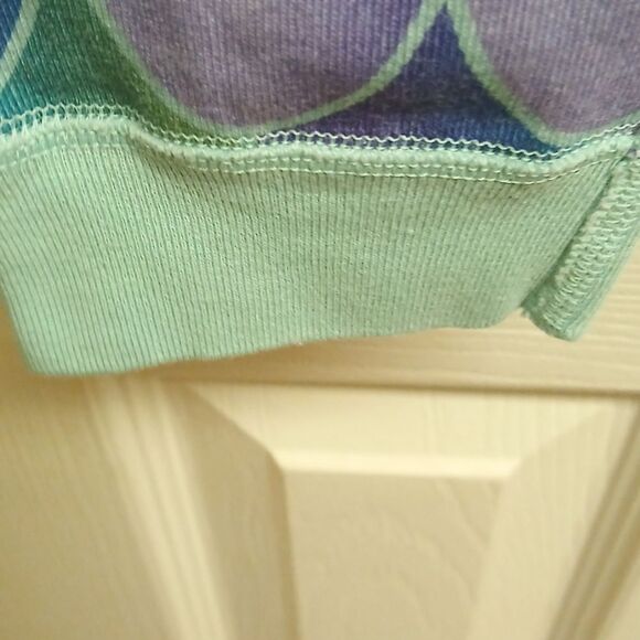 hanna anderson Girls multi colored scallop pattern Size 12 leggings - Picture 2 of 5